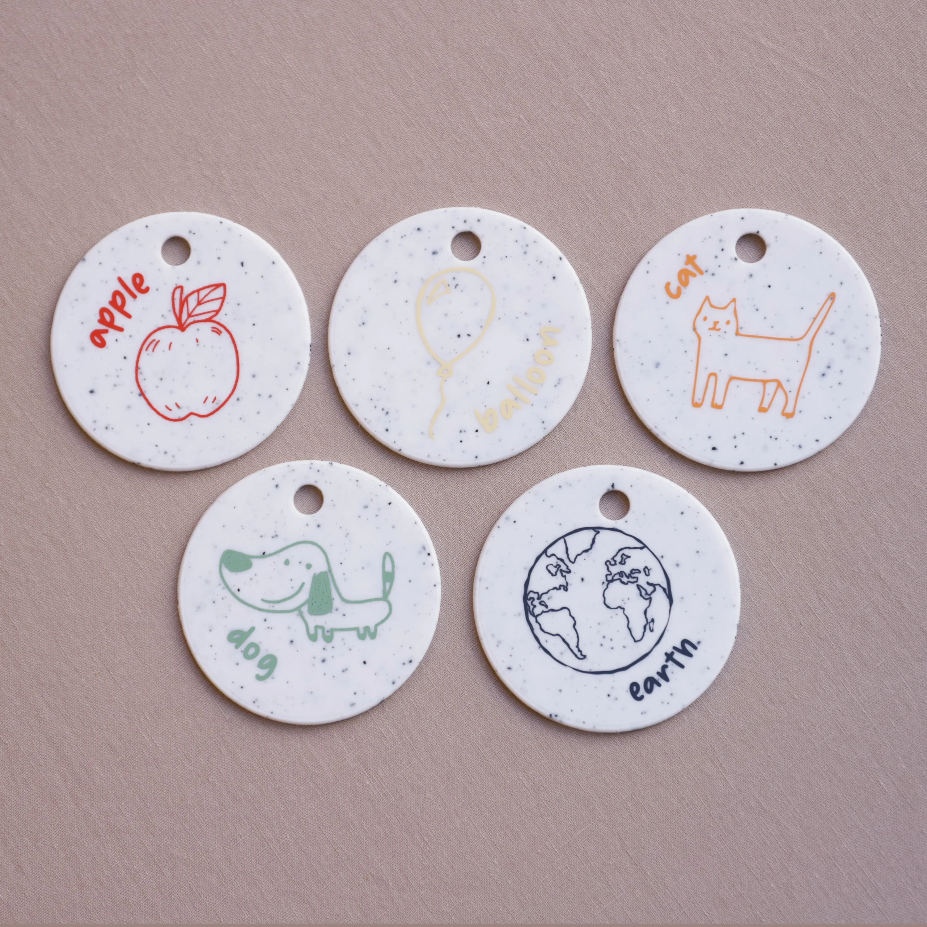 2PK Teething Flashcards - Alphabet & Animals Print