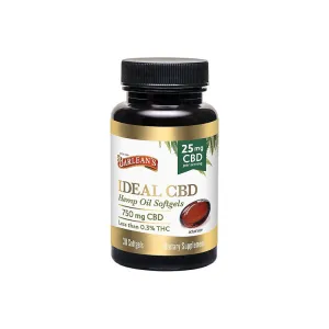 Barlean's Ideal CBD Hemp Oil Softgels - 25mg per Softgel, 30ct