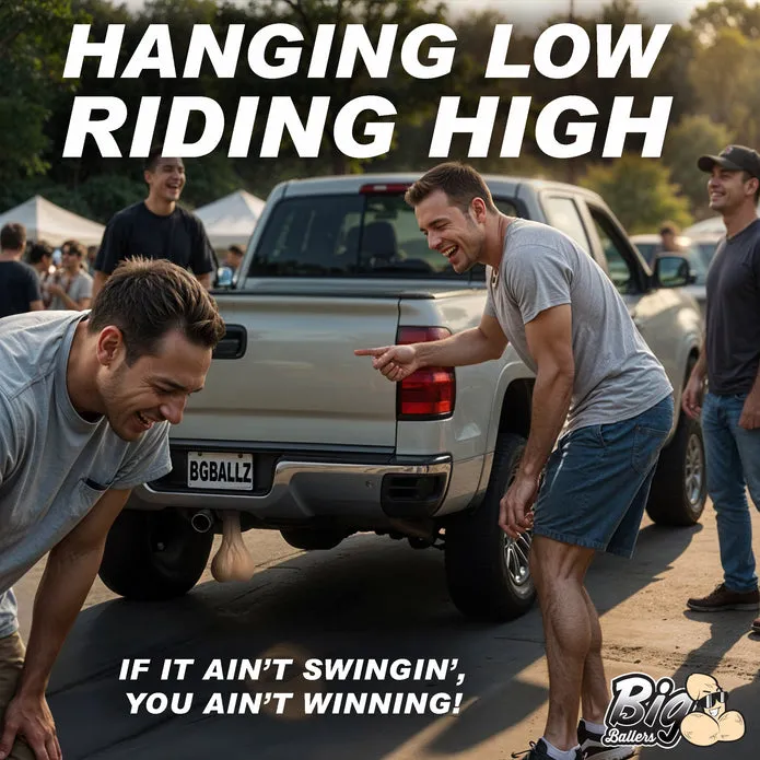 Big Ballers Large Truck Nuts - Light