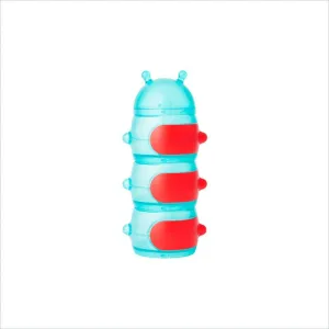 Boon Caterpillar Snack Stack Container in Teal/Red