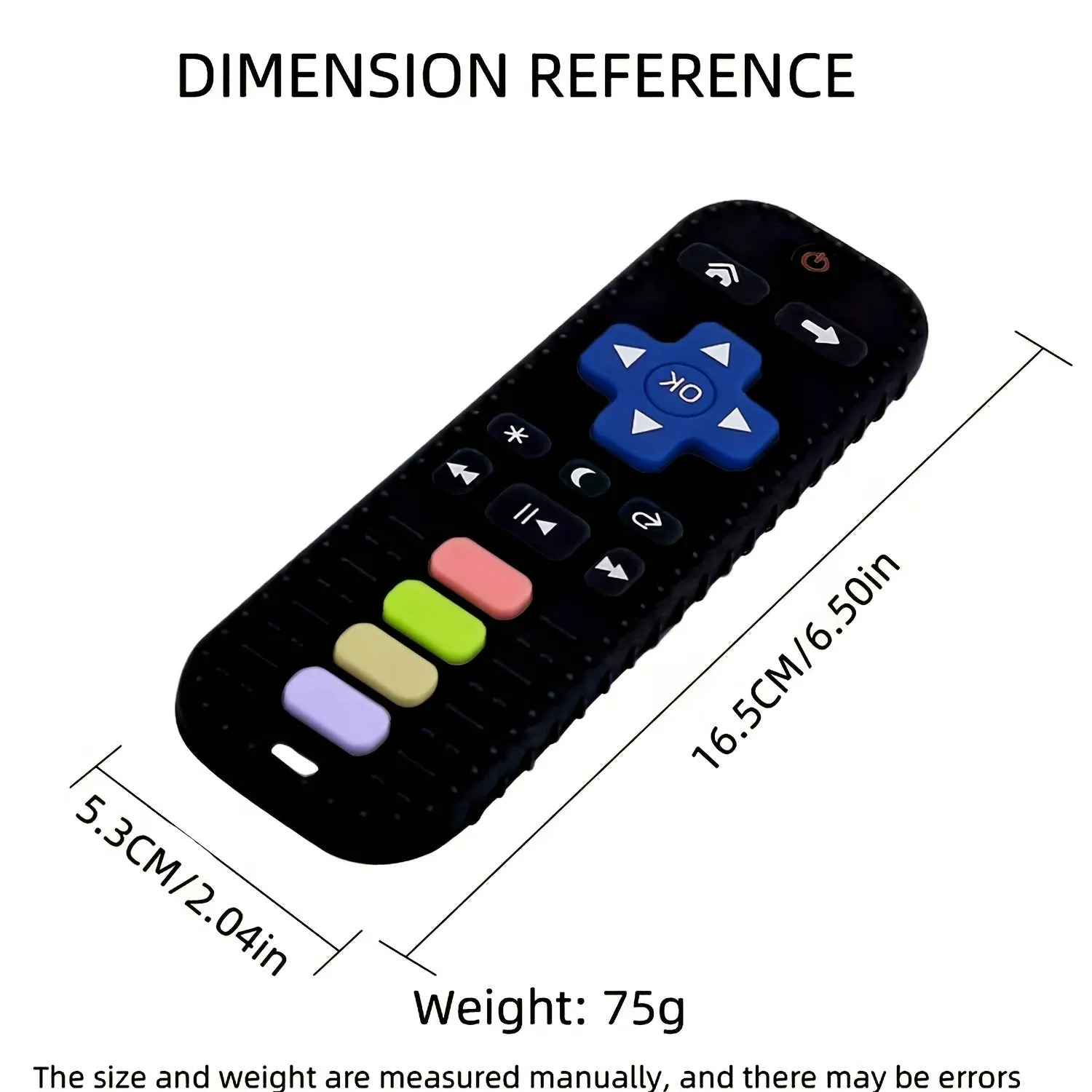 BPAFree Silicone Teether Toy Cute Remote Control Shape 612 Months