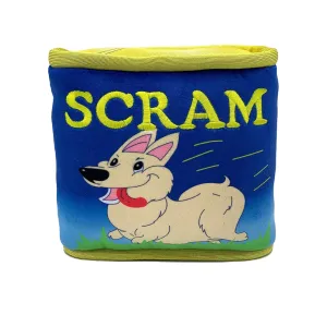 Can of Scram Plush Dog Toy