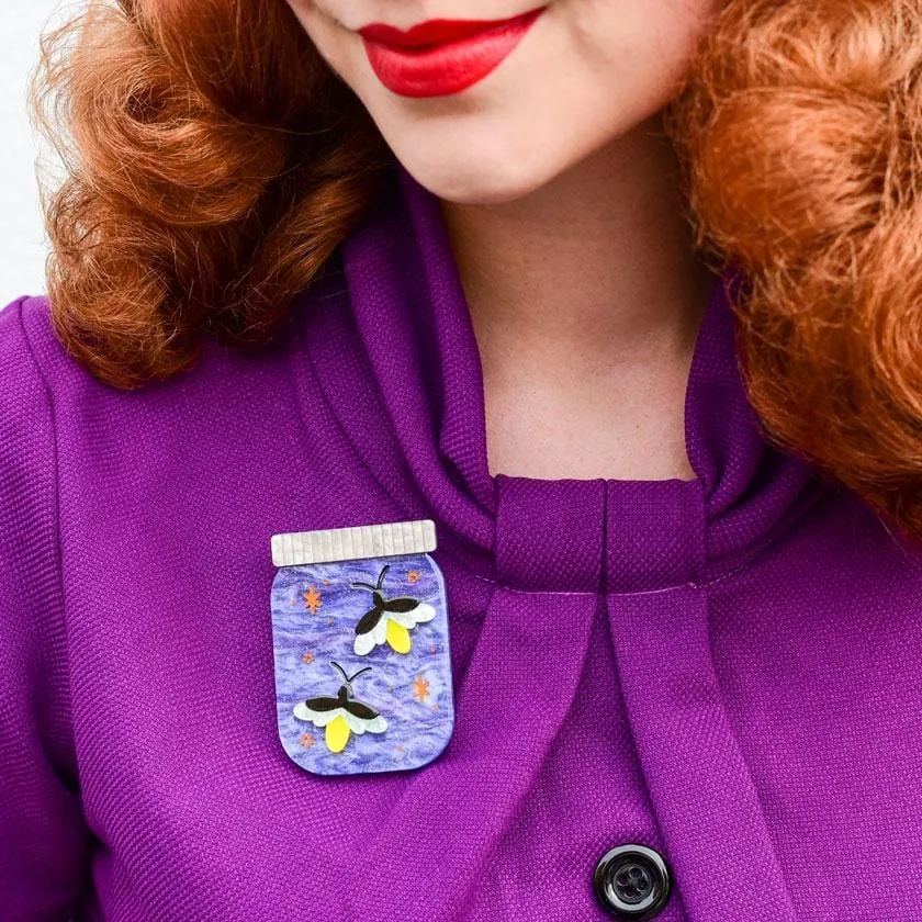 Chasing Fireflies Brooch