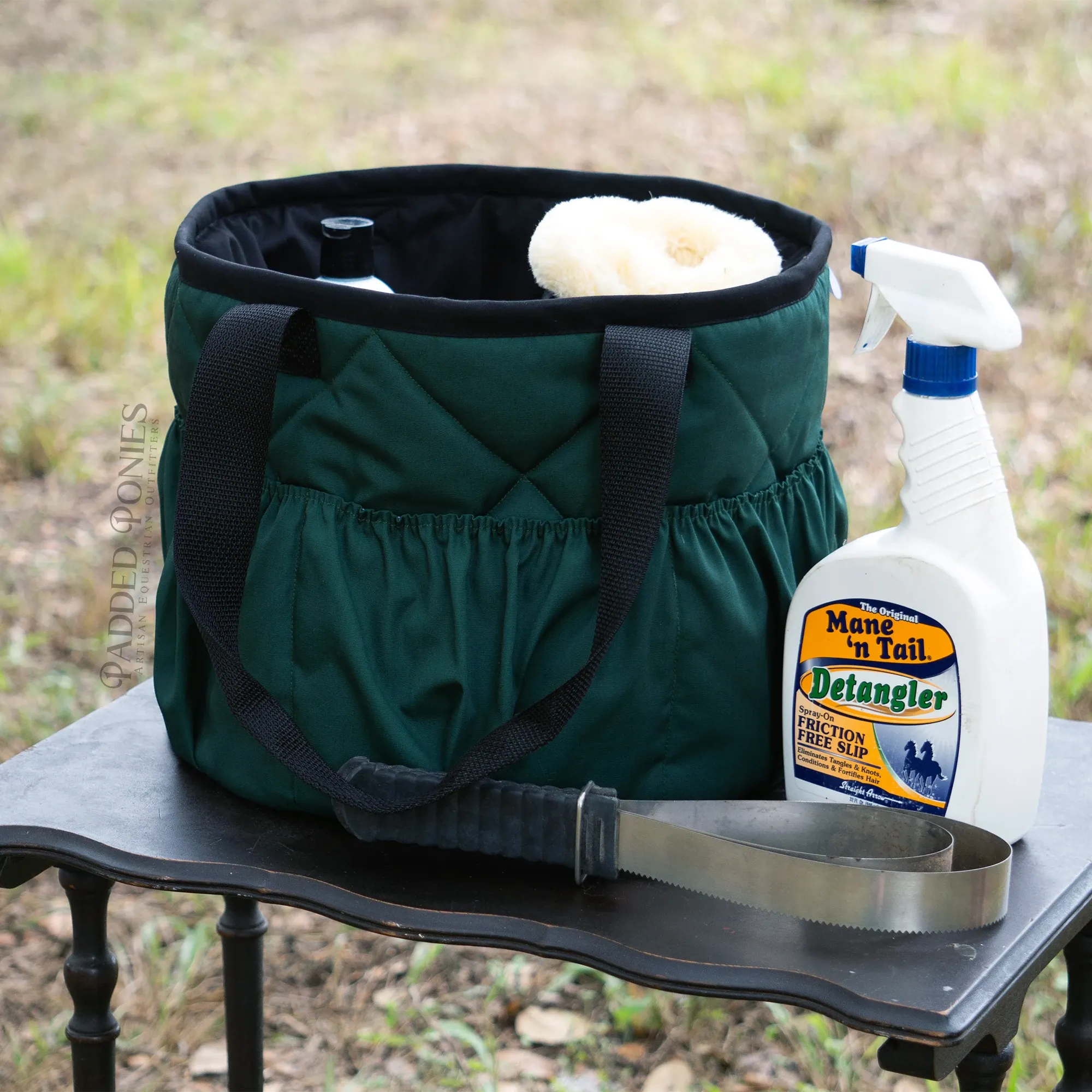 Custom Solid Color Large Grooming Brush Bag