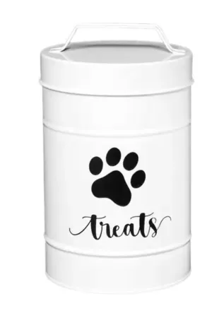 Dog Metal Jars "Treats"