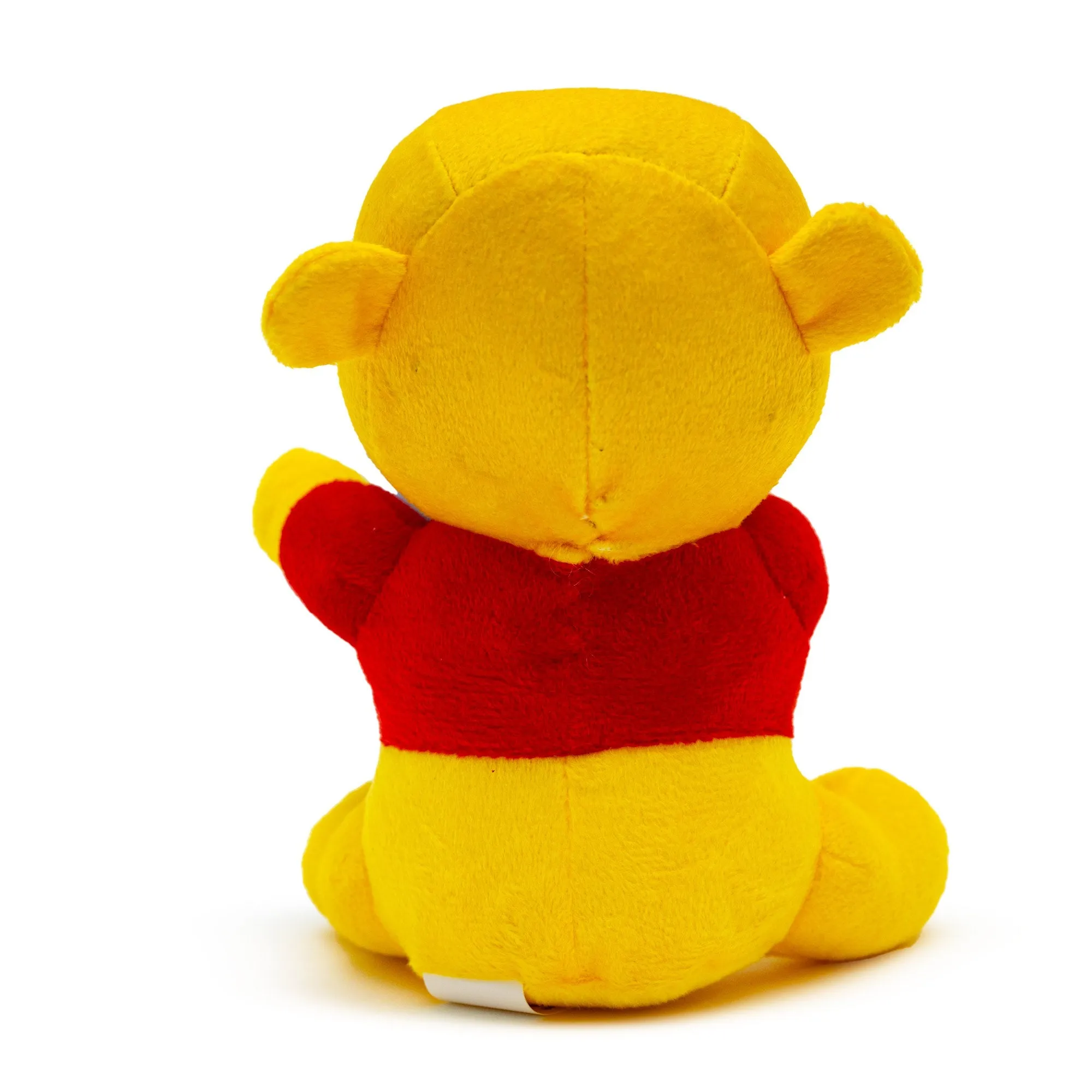 Dog Toy Squeaker Plush - Winnie the Pooh Winking Hunny Pot Sitting Pose by Buckle-Down