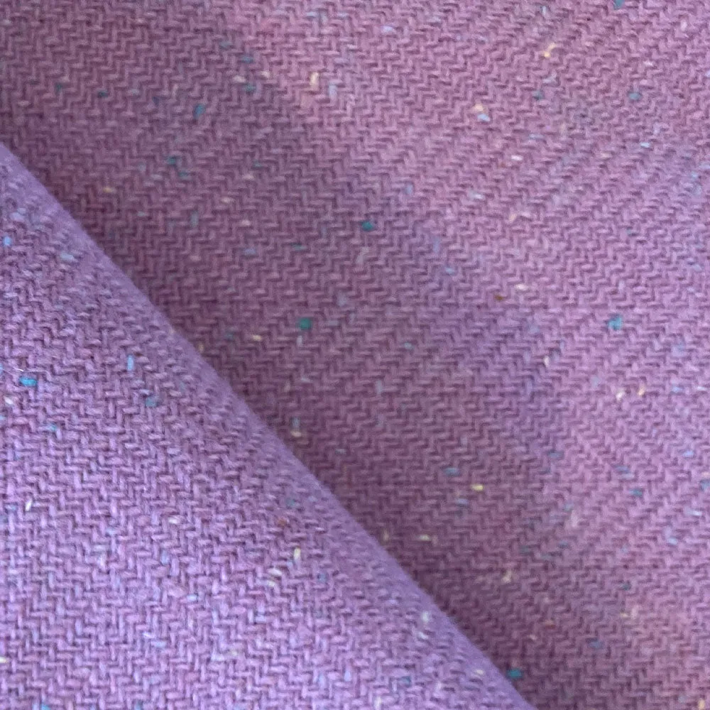 Dusty Pink Donegal Tweed Blanket