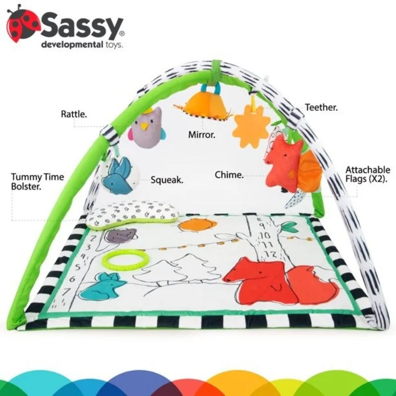 Gone Campin' Woodland Sensory Activity Playmat