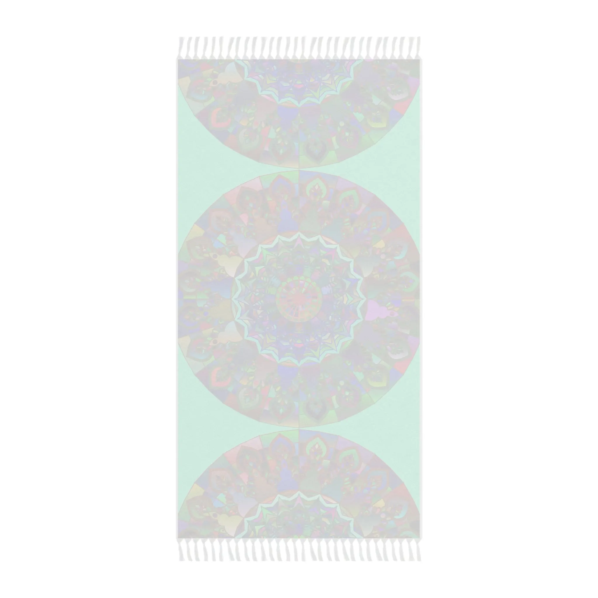 Handmade Mandala Boho Beach Cloth - Aquamarine