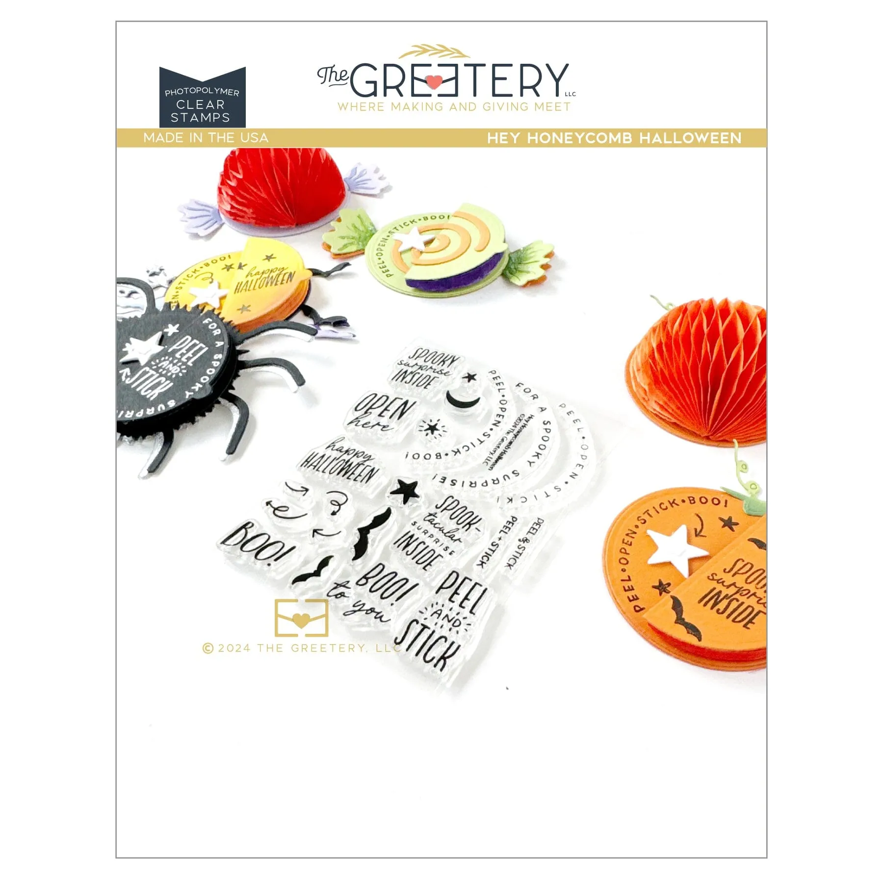 Hey Honeycomb Halloween Stamp Set