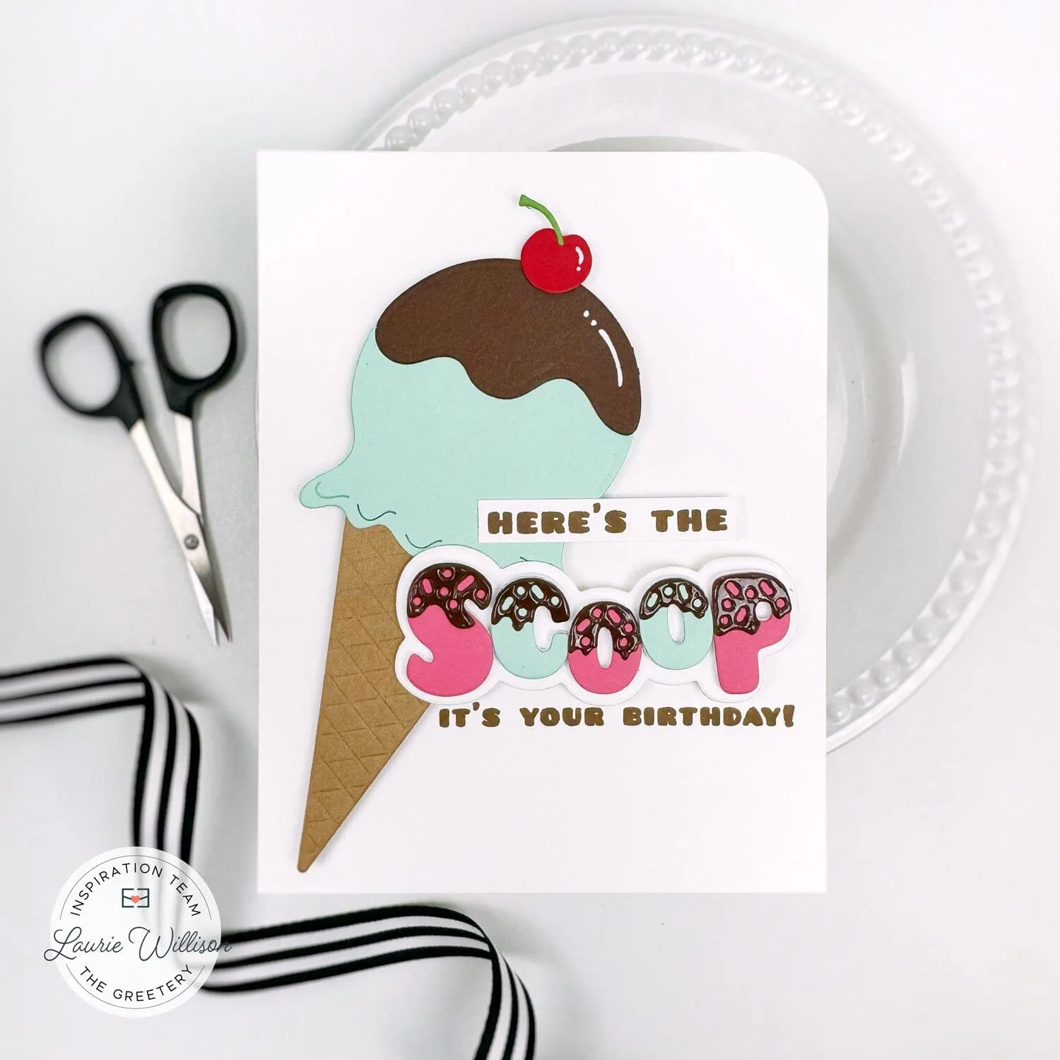 Hey Honeycomb Ice Cream Cone Die