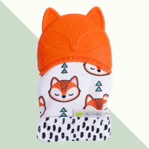 Itzy Mitt™ Silicone Teether Mitt - Fox