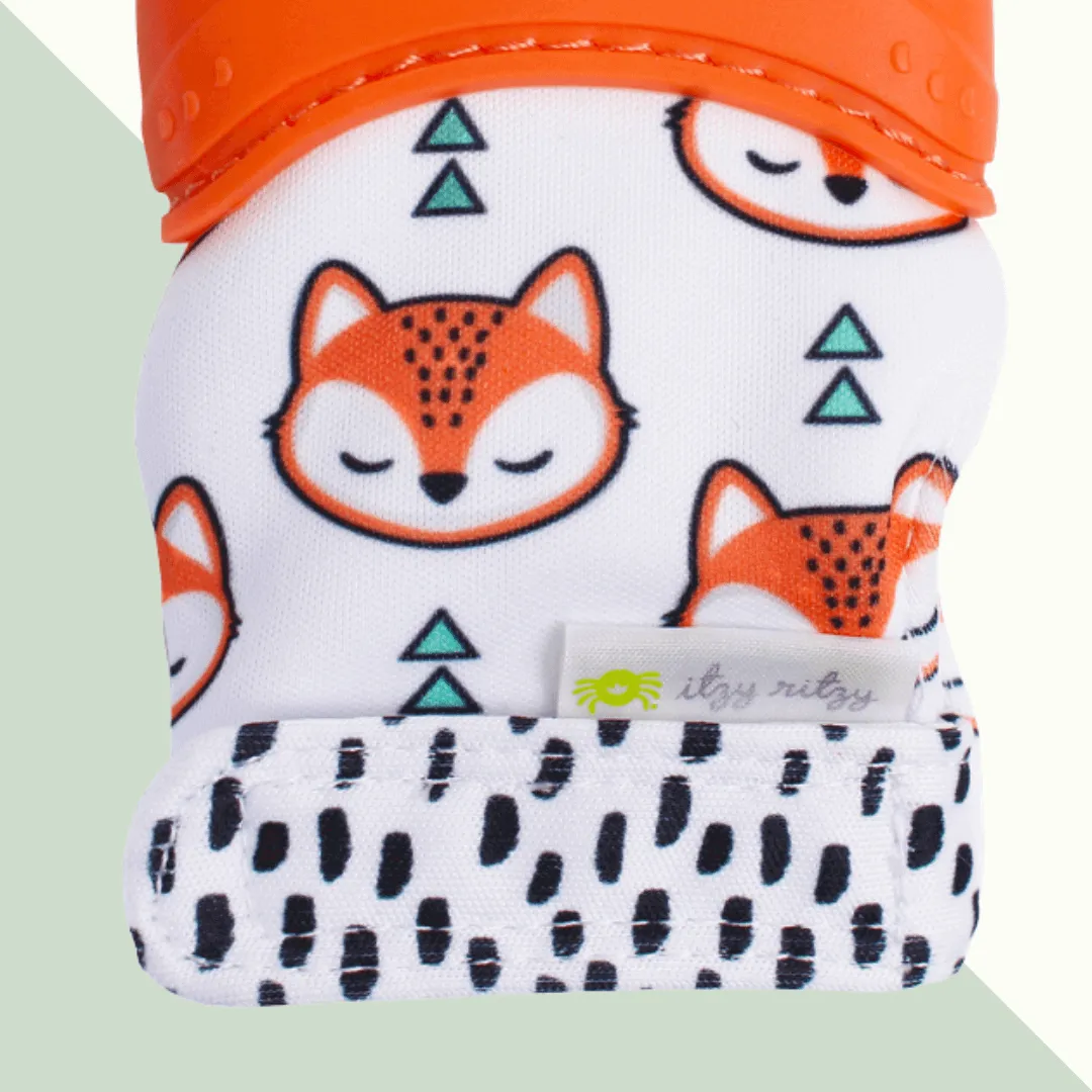 Itzy Mitt™ Silicone Teether Mitt - Fox