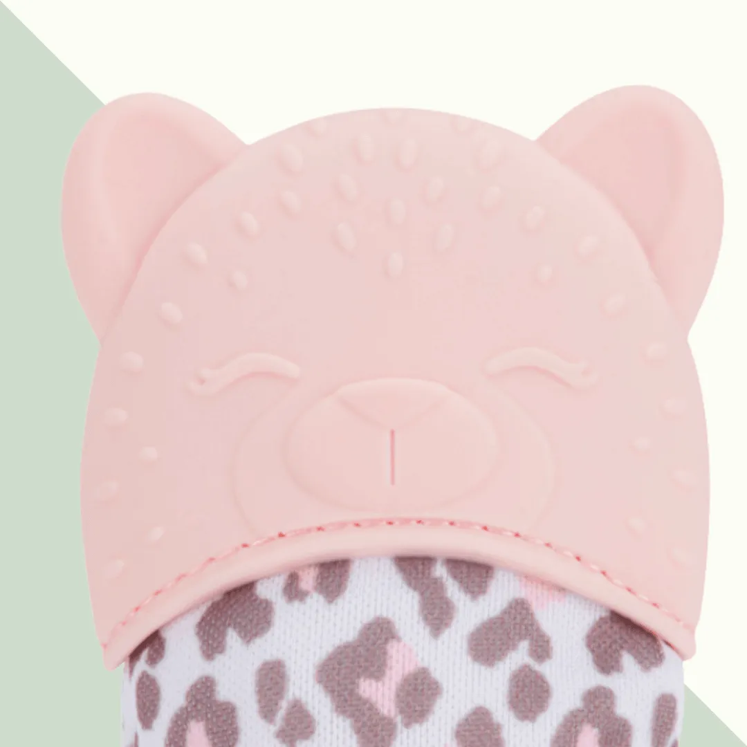 Itzy Mitt™ Silicone Teether Mitt - Leopard