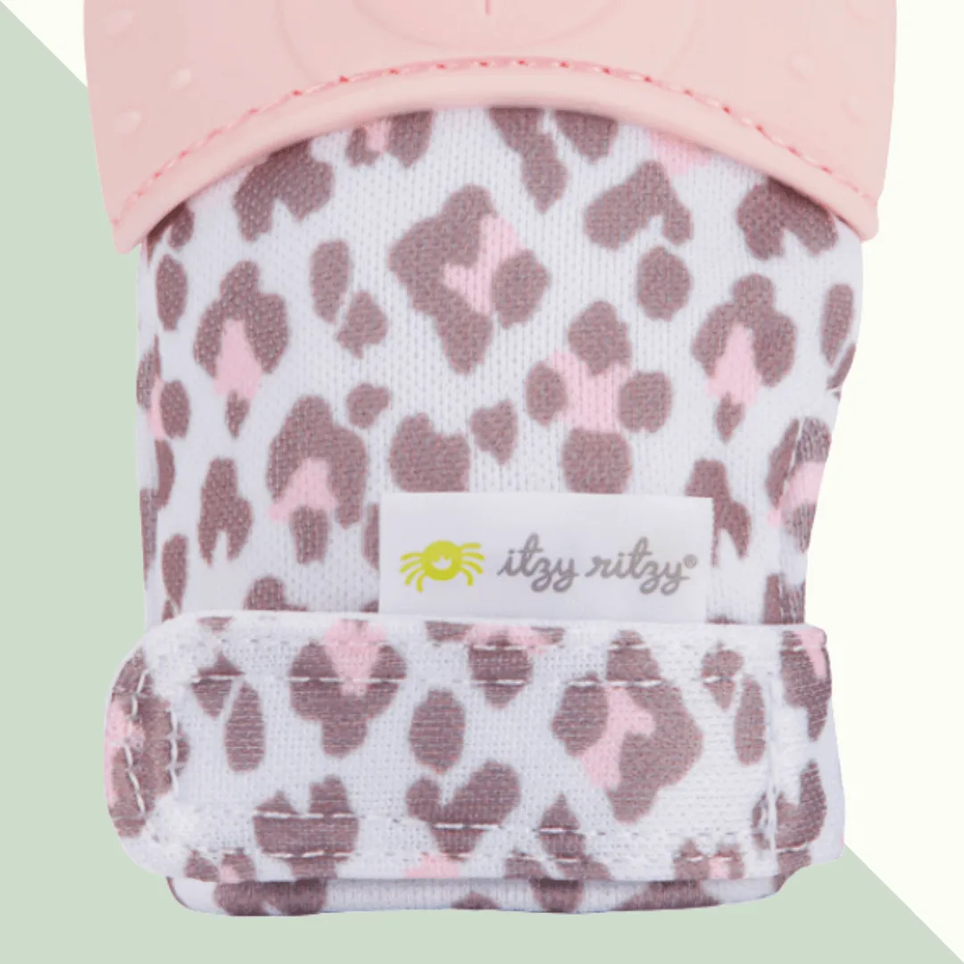 Itzy Mitt™ Silicone Teether Mitt - Leopard