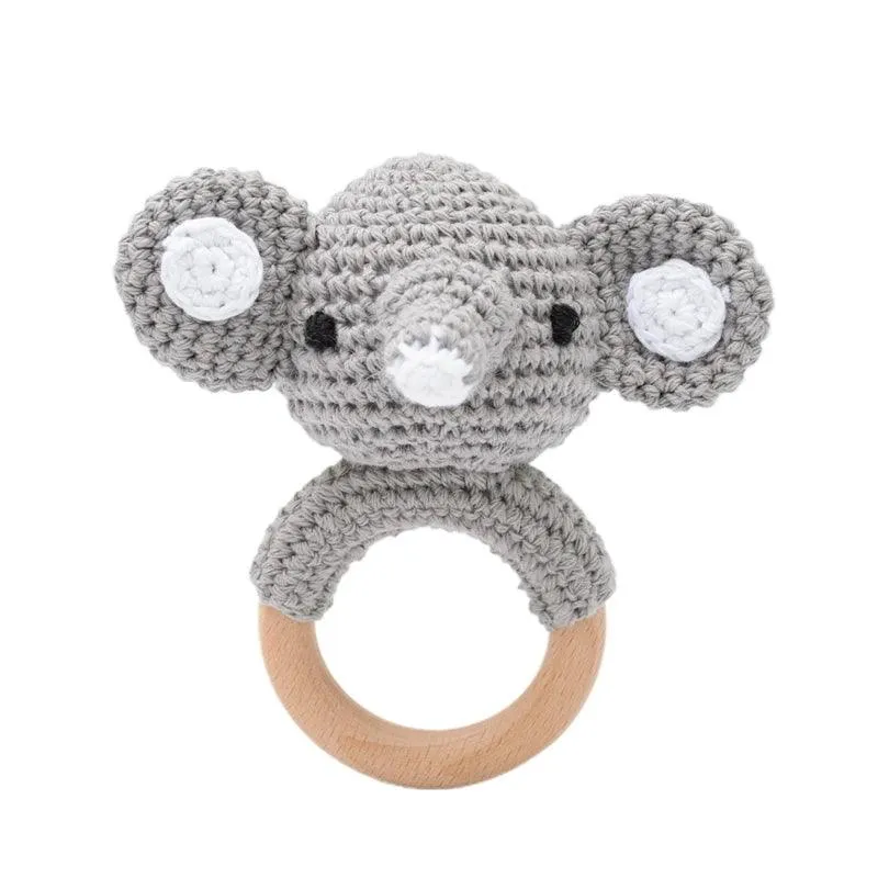 Knitted Rattles & Wooden Teethers