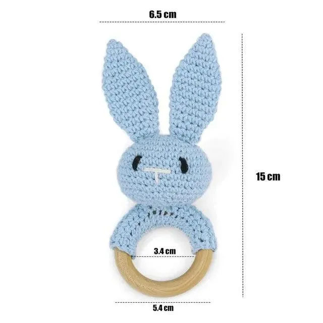 Knitted Rattles & Wooden Teethers