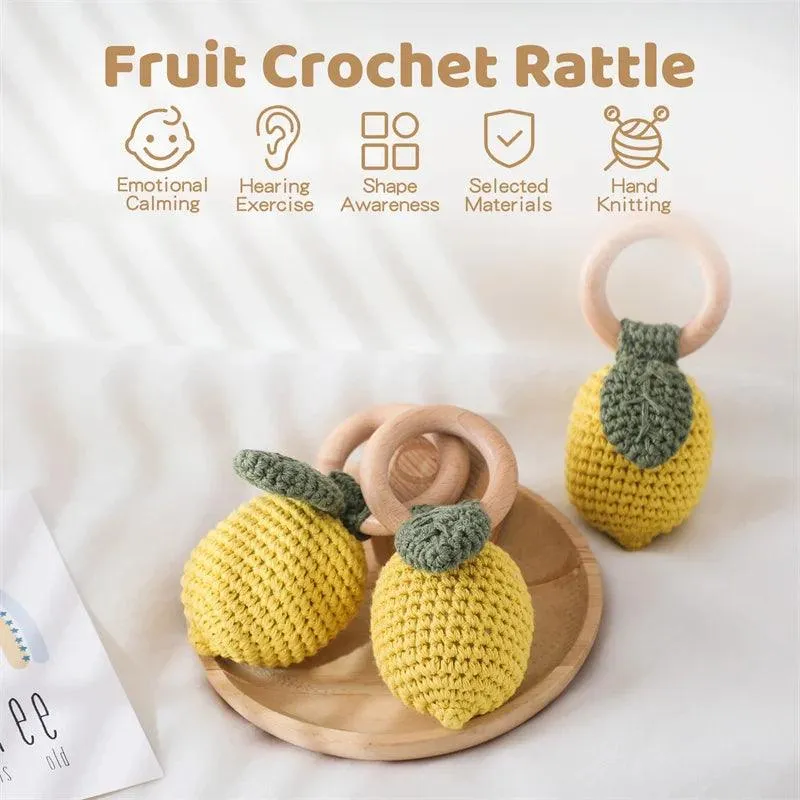 Knitted Rattles & Wooden Teethers