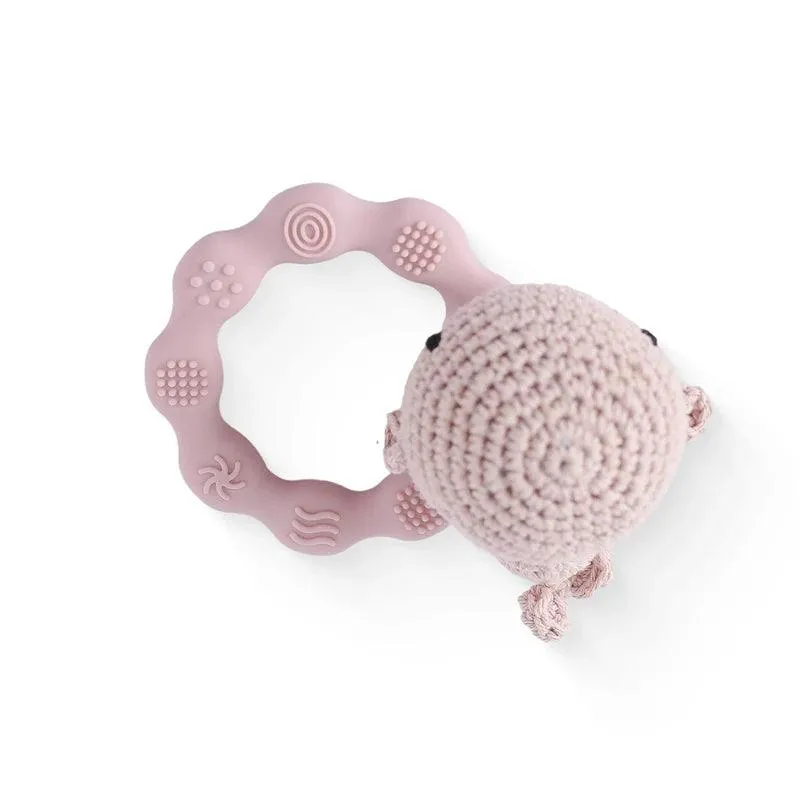 Knitted Rattles & Wooden Teethers