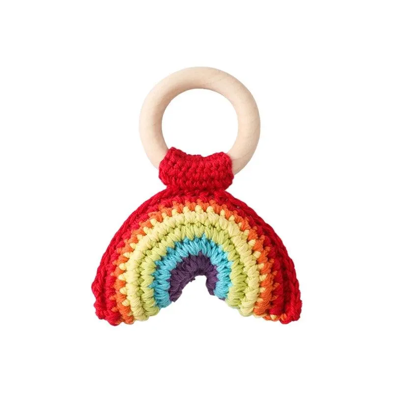 Knitted Rattles & Wooden Teethers