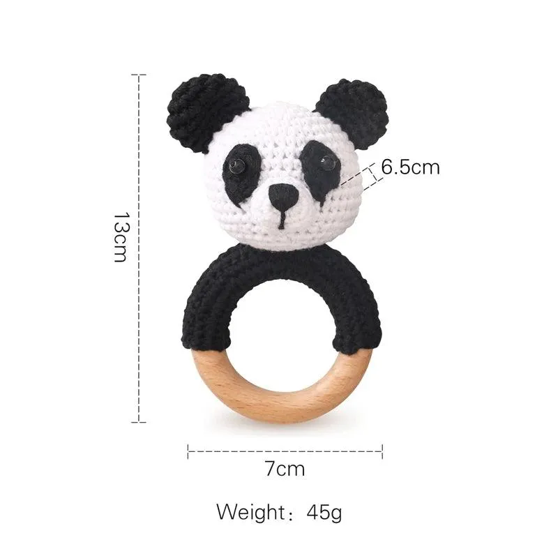 Knitted Rattles & Wooden Teethers