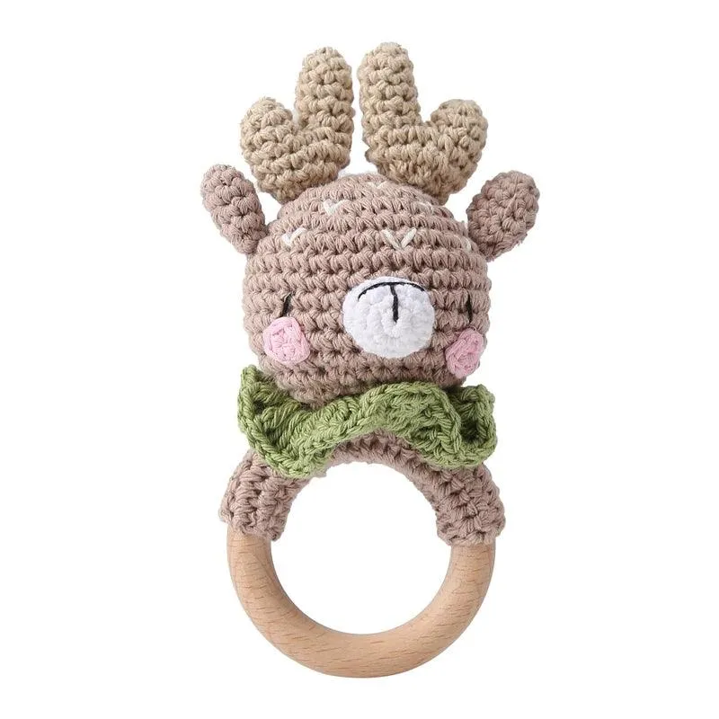 Knitted Rattles & Wooden Teethers