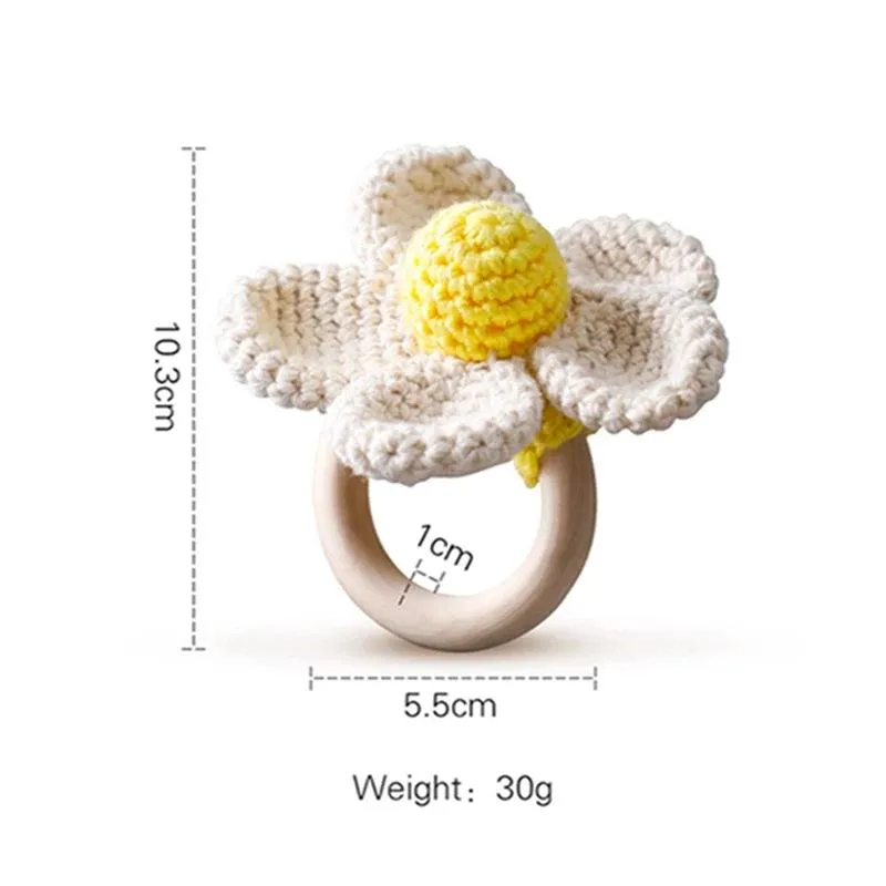 Knitted Rattles & Wooden Teethers