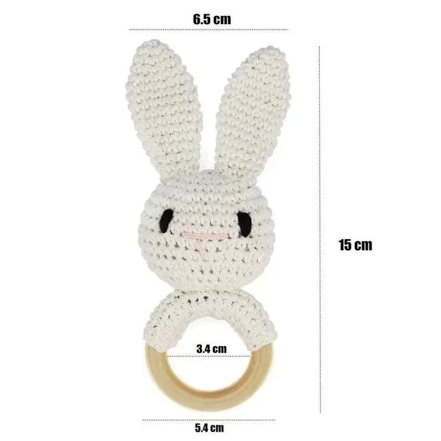 Knitted Rattles & Wooden Teethers