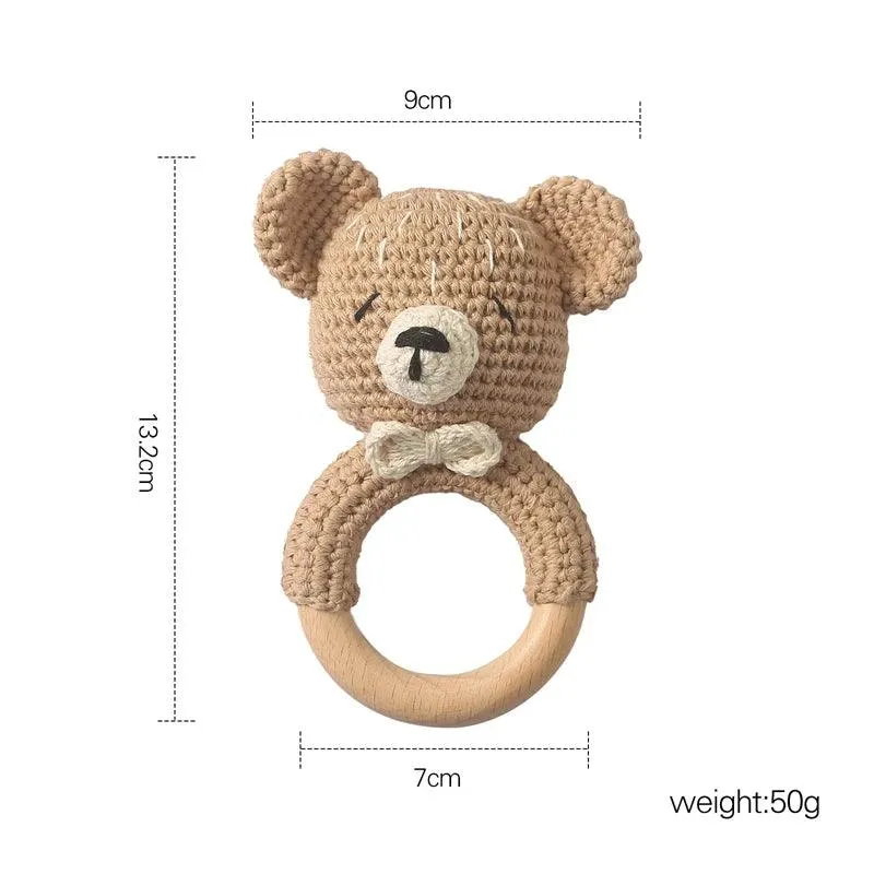 Knitted Rattles & Wooden Teethers