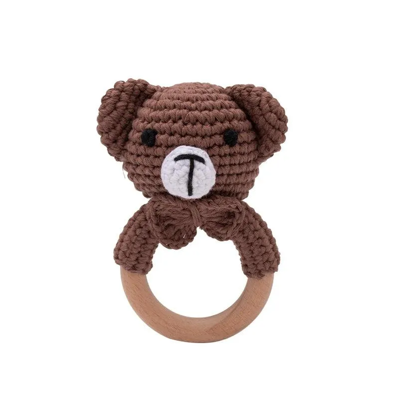 Knitted Rattles & Wooden Teethers