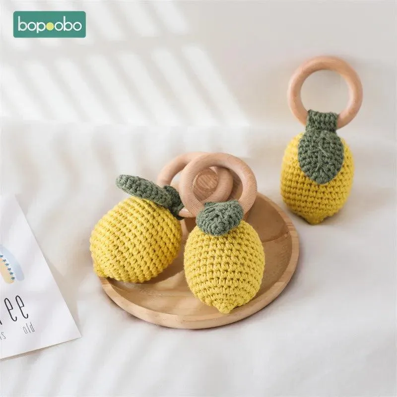 Knitted Rattles & Wooden Teethers