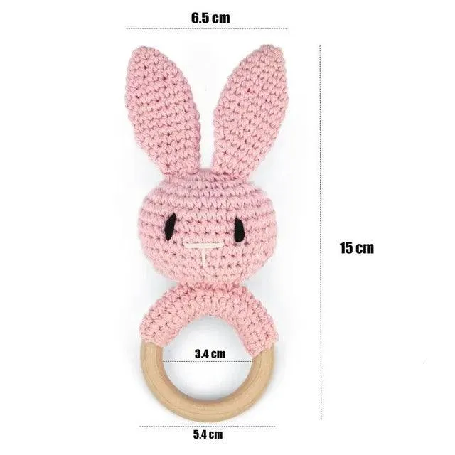 Knitted Rattles & Wooden Teethers