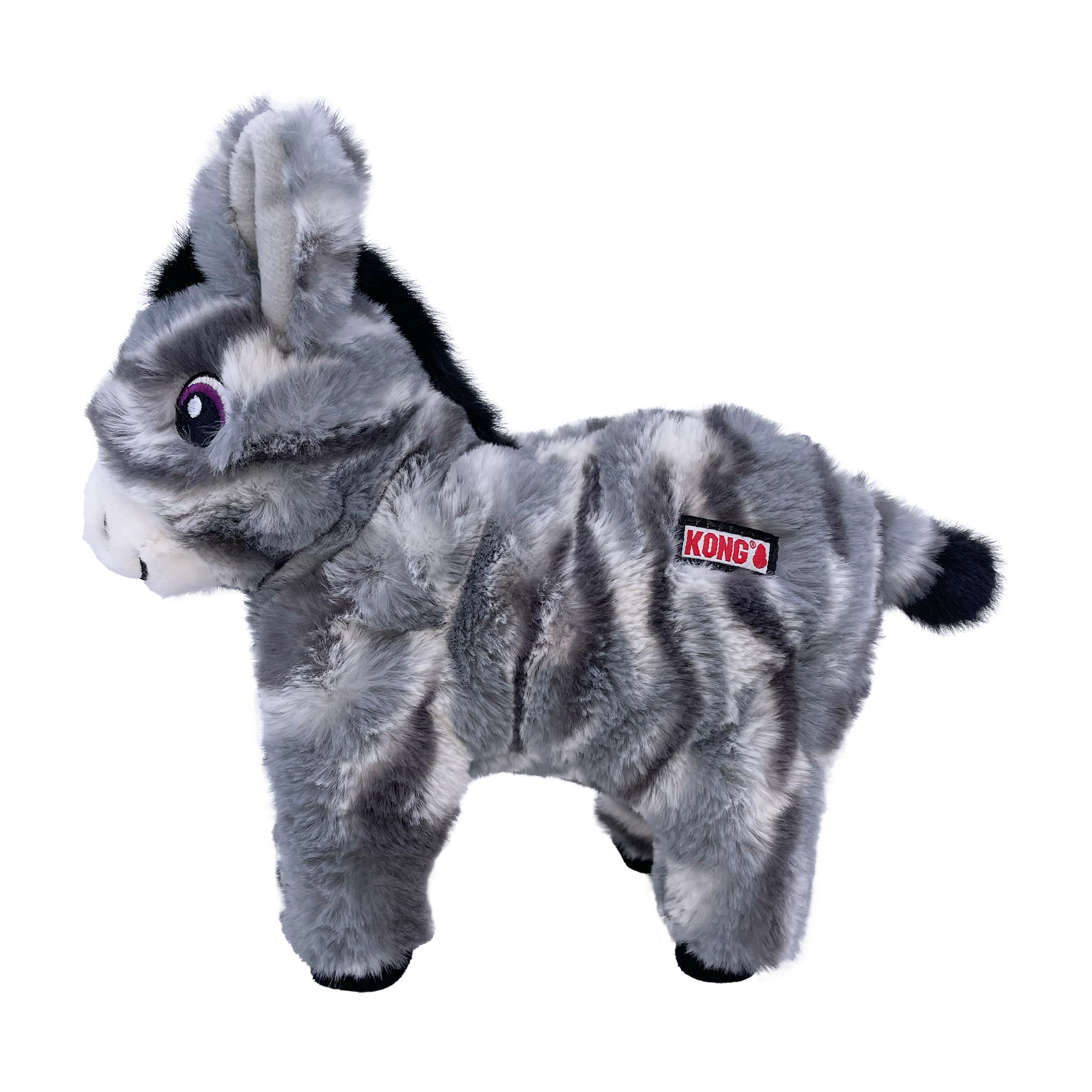 KONG Low Stuff Stripes Donkey