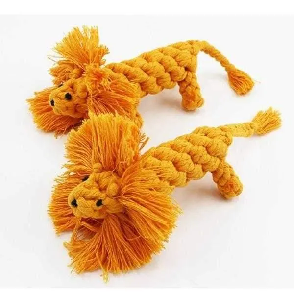 Lion Rope Dog Toy