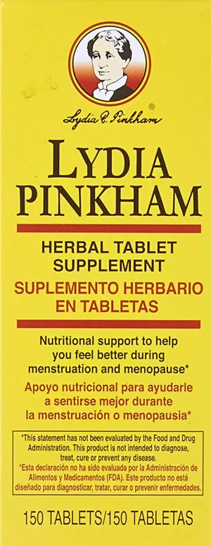 Lydia Pinkham Herbal Tablet Supplement 150 Tablets