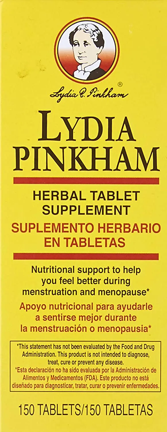 Lydia Pinkham Herbal Tablet Supplement 150 Tablets