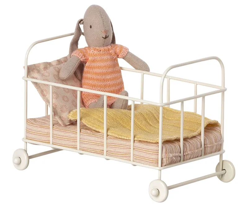 Maileg Micro Cot Bed - Rose