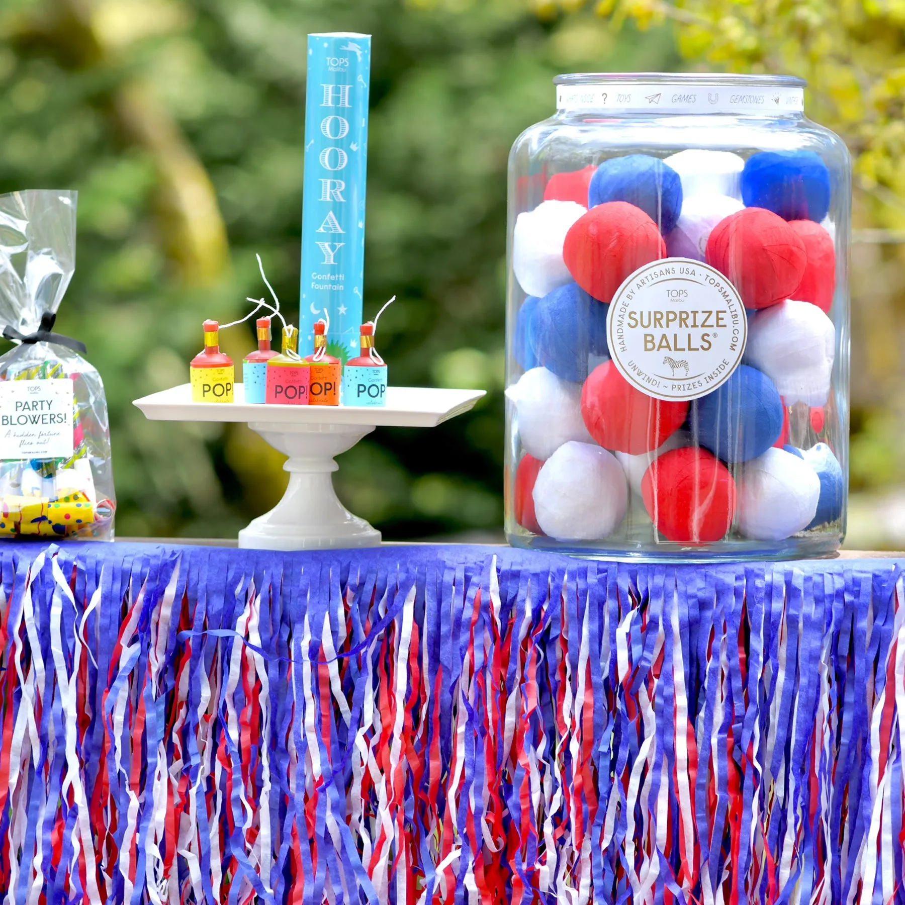 Mini Surprise Ball 4th of July Single