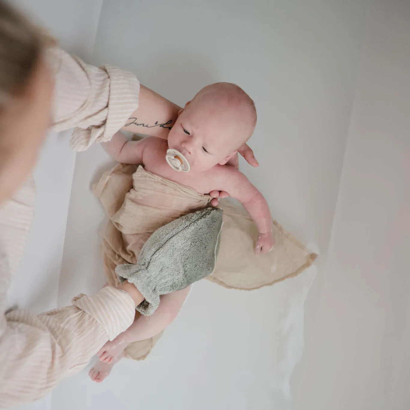 Muslin Cloths 3-Pack (Fog)
