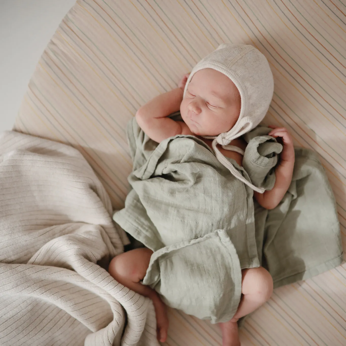 Muslin Cloths 3-Pack (Sage)
