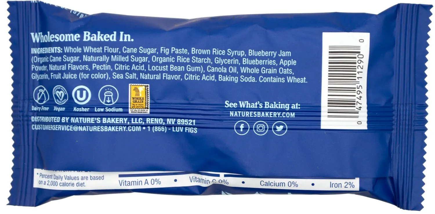 Nature's Bakery Fig Bar