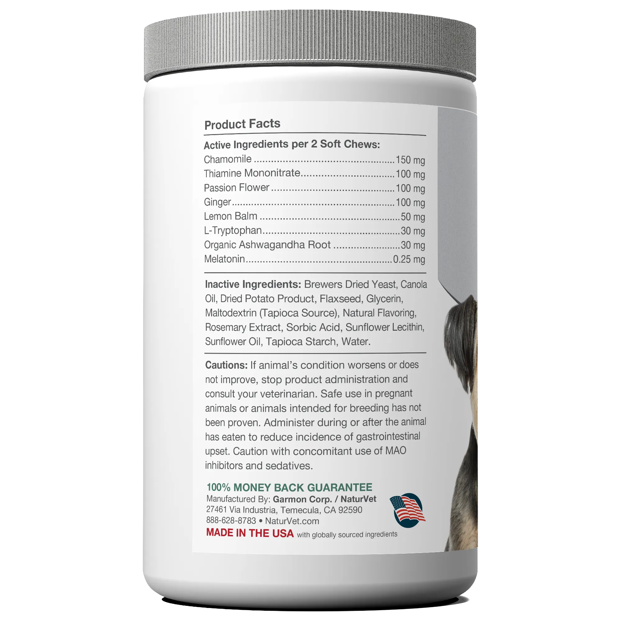 NaturVet Senior Advanced Calming Aid