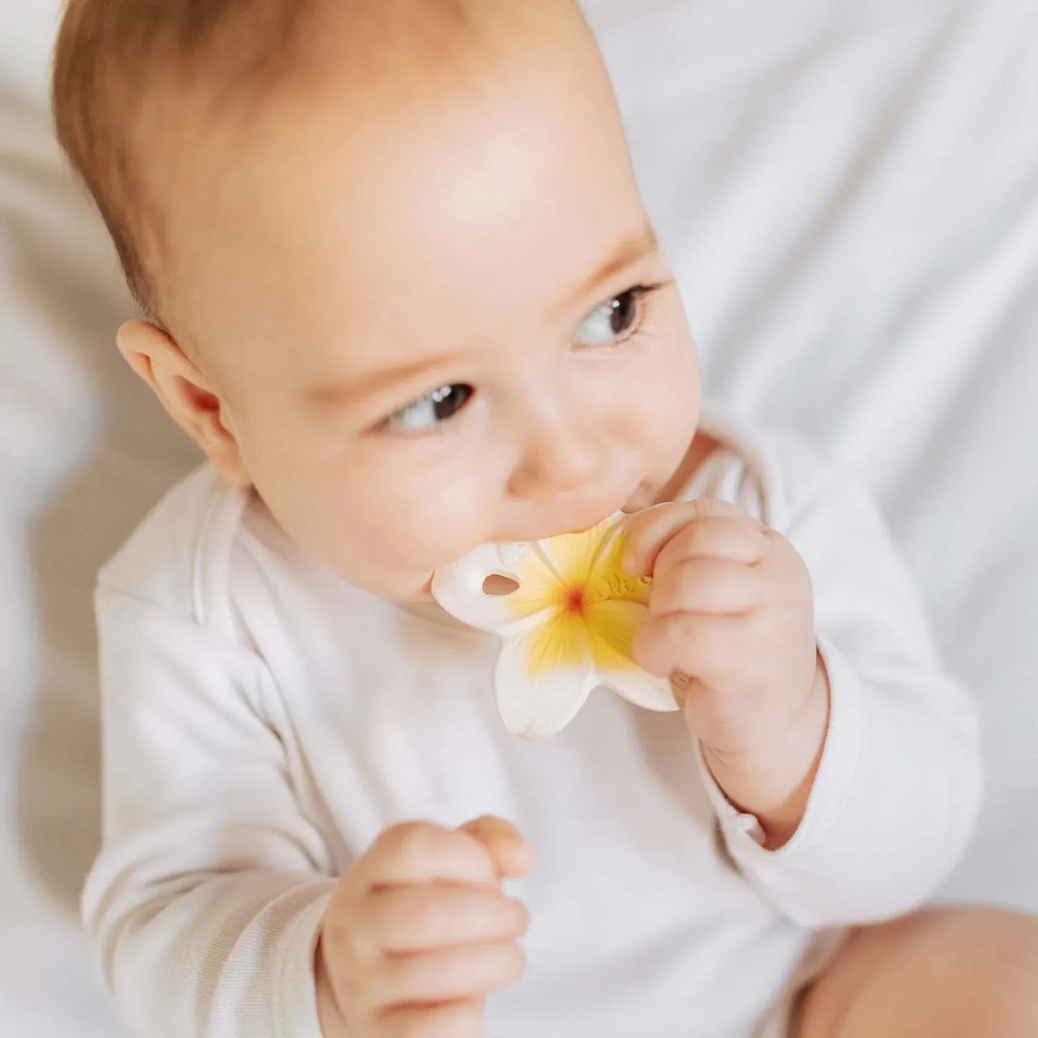 Oil & Carol: Hawai'i the Flower Mini Natural Rubber Teether