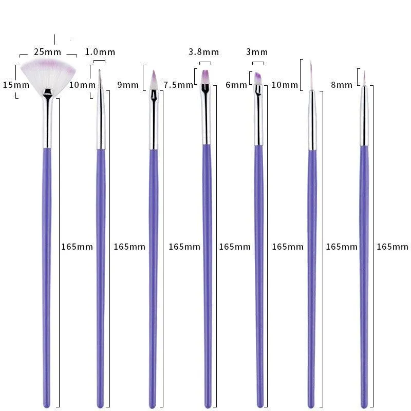 Paintbrush Set - Purple