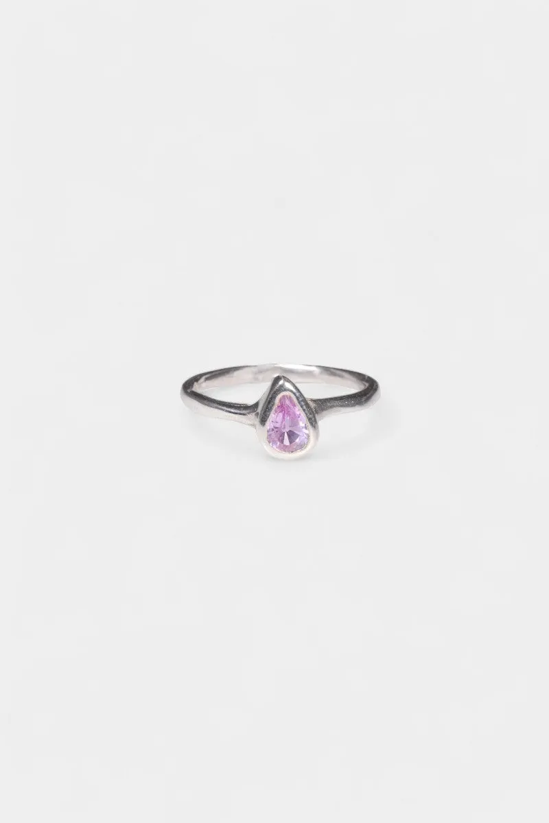 Sapphire Droplet Ring No.48