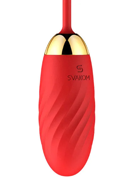 Svakom Ella Neo App Controlled Rechargeable Interactive Bullet Vibrator Red