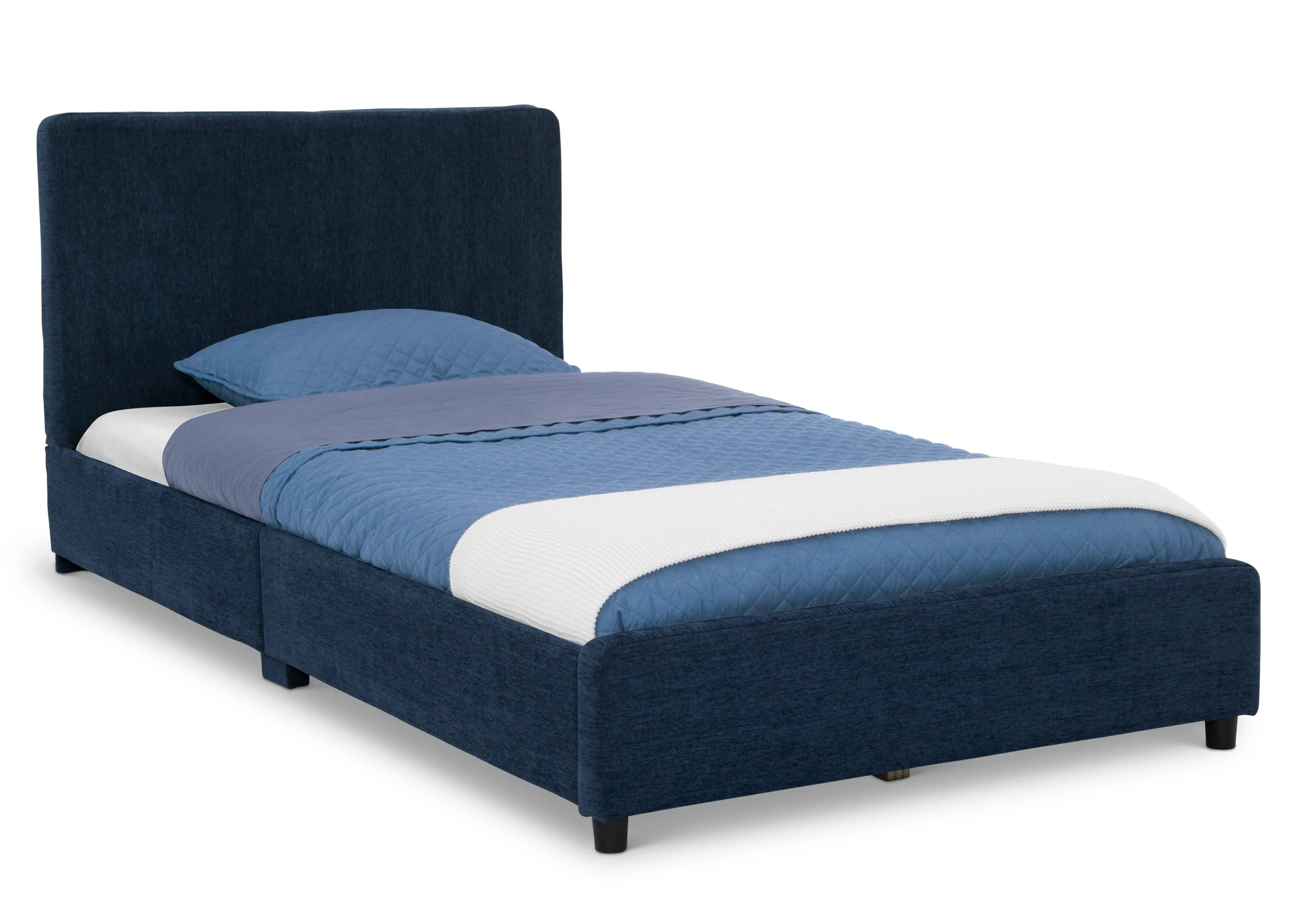 Upholstered Twin Bed with Headboard