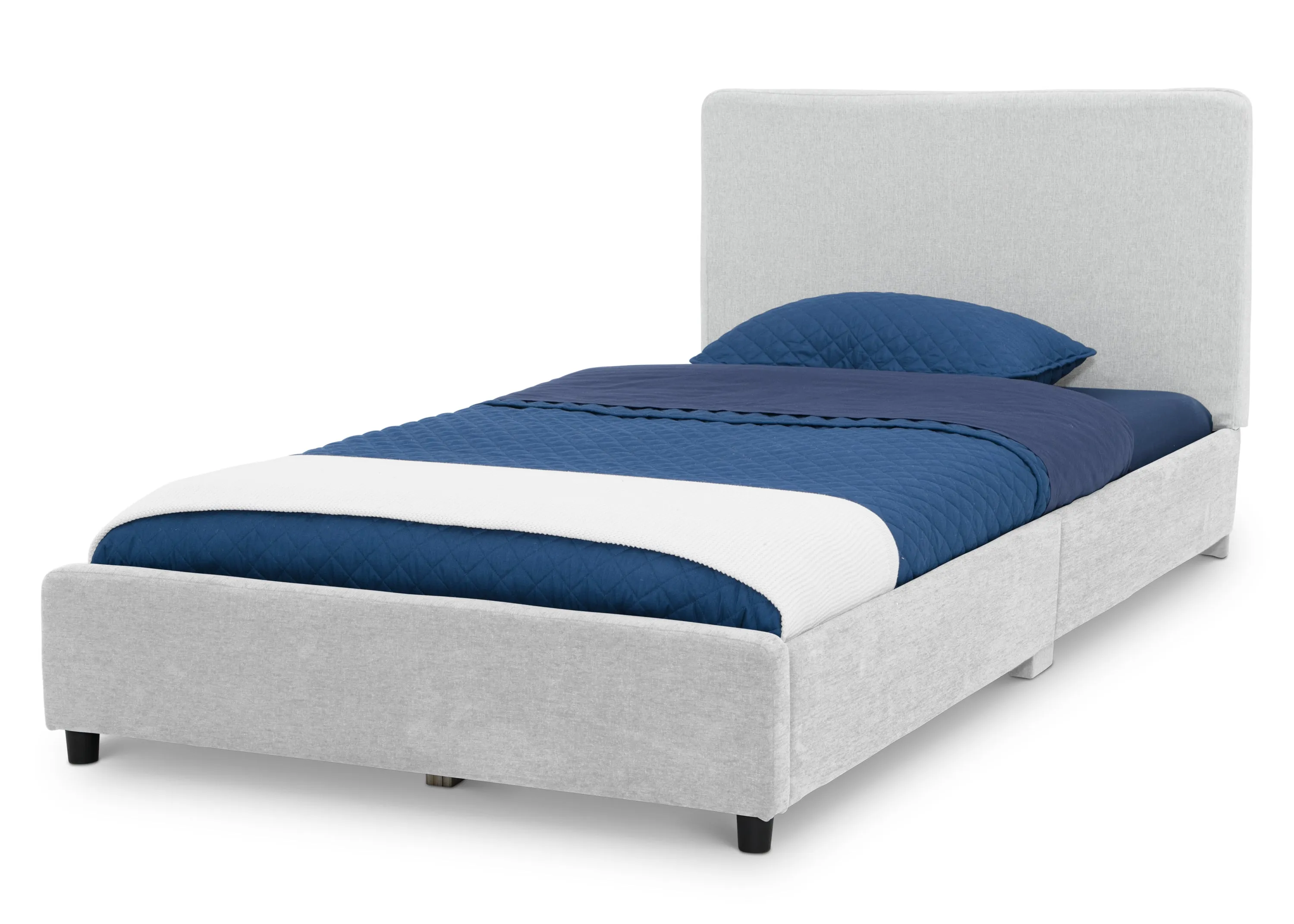 Upholstered Twin Bed with Headboard