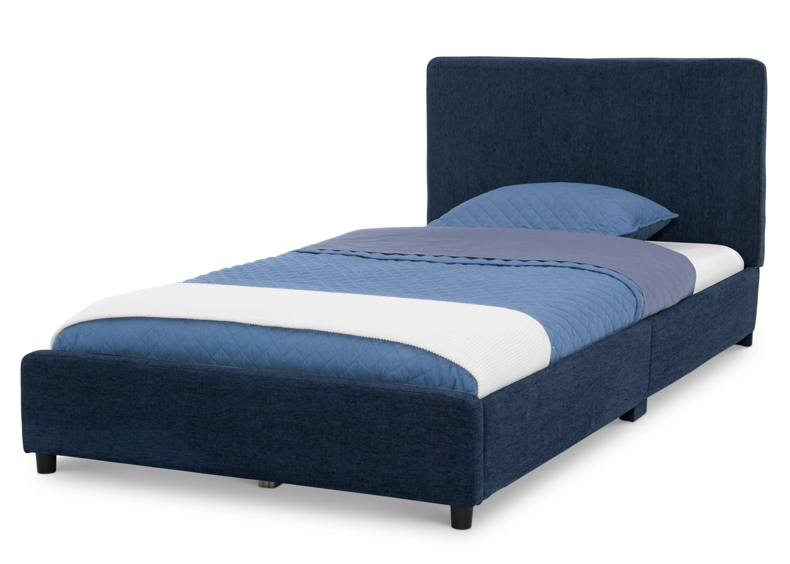 Upholstered Twin Bed with Headboard