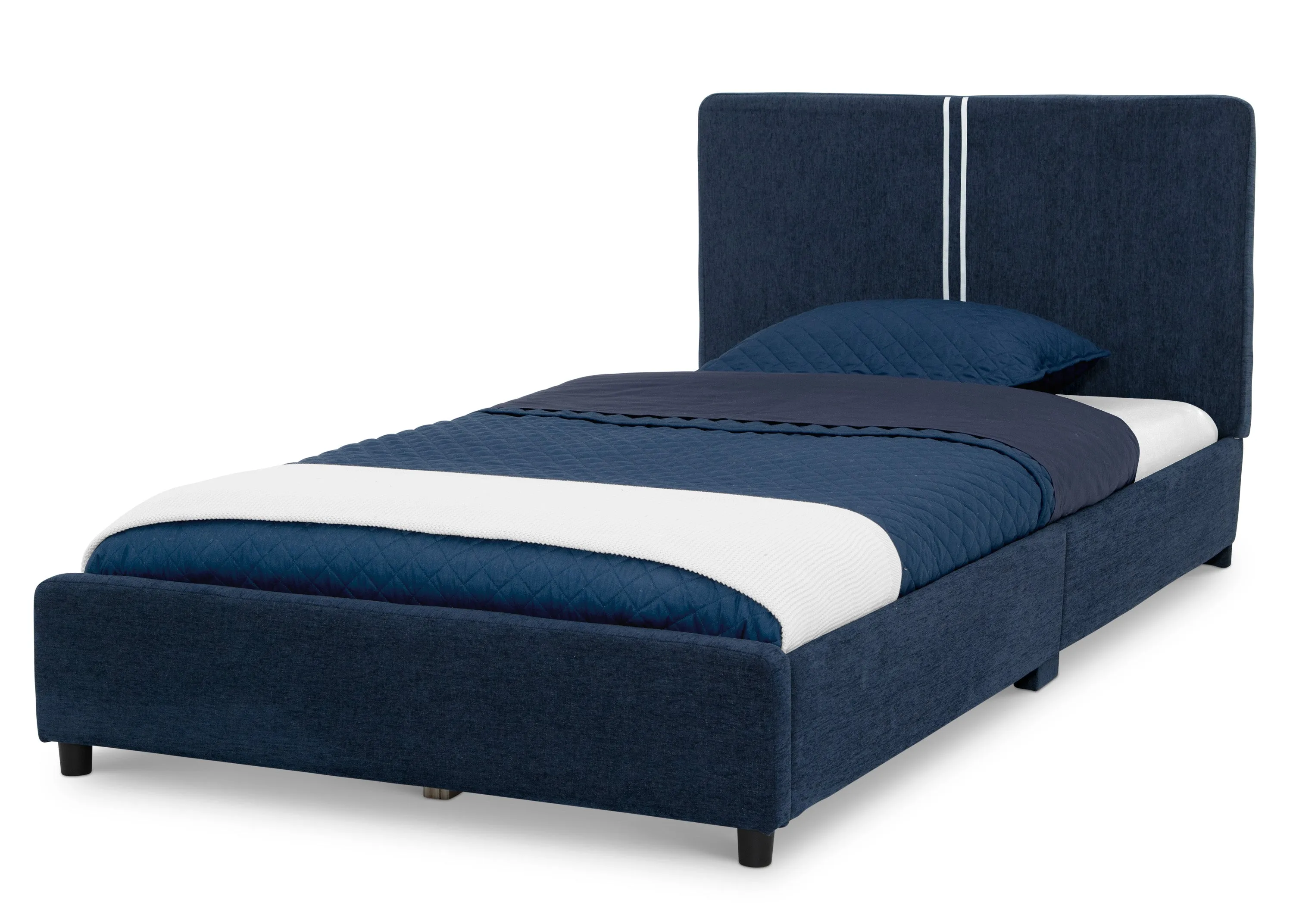 Upholstered Twin Bed with Headboard